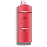 Wella Professionals Invigo Brilliance Conditioner | For Fine/Normal Colored Hair | Intense Color Protection & Maintains Vibra