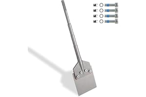 Firecore SDS Max Floor Scraper, 6-in Wide Tile Removal Bit with Long Handle and Heavy Duty Blade (6" X 25") — FS18625