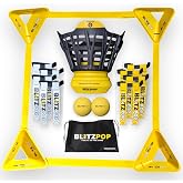 Caddy Flip Blitzpop Yard Sport, Flag Football Inspired Game, 360&deg; Scoring Zone, 4+ Players, Includes Launcher, Foam Balls, Belts, Carry Bag