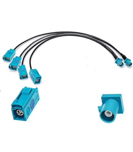 Cable De Extensión Fakra HSD A GX12 - Conector Hembra Tipo Z A Macho 4 Pines, Para Aplicaciones De RF Y Telecomunicaciones