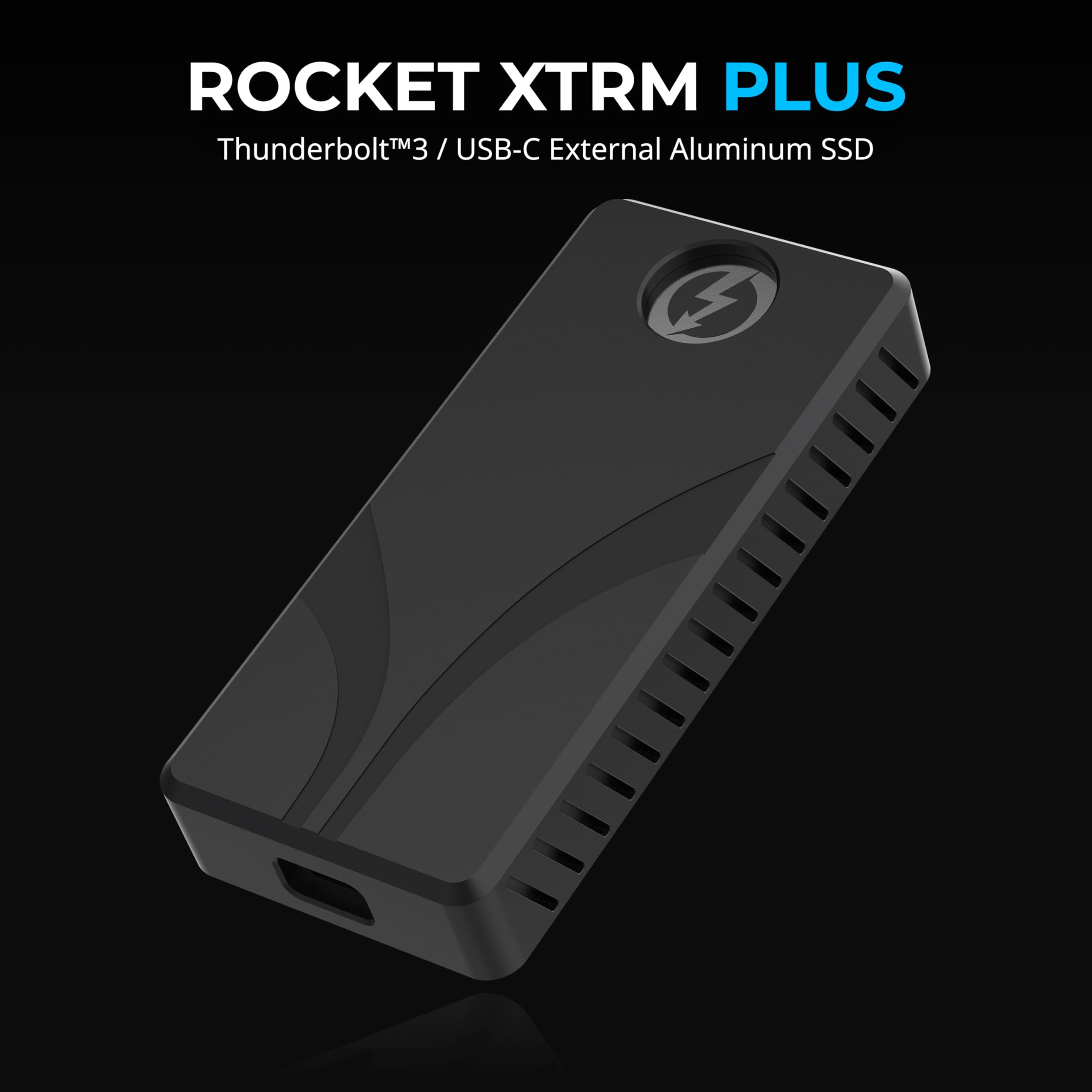 SABRENT Rocket XTRM Plus 4TB Thunderbolt 3 Portable SSD - High-Speed External Storage, Rugged Aluminum, USB-C Compatible, 2700MB/s, Bus-Powered, Plug & Play (SB-XTMP-4TB)