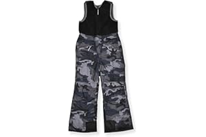 Arctic Quest Polar Fleece Water Resistant Insulated Unisex Boys and Girls Unisex Ski & Snow Bib Pants Overalls
