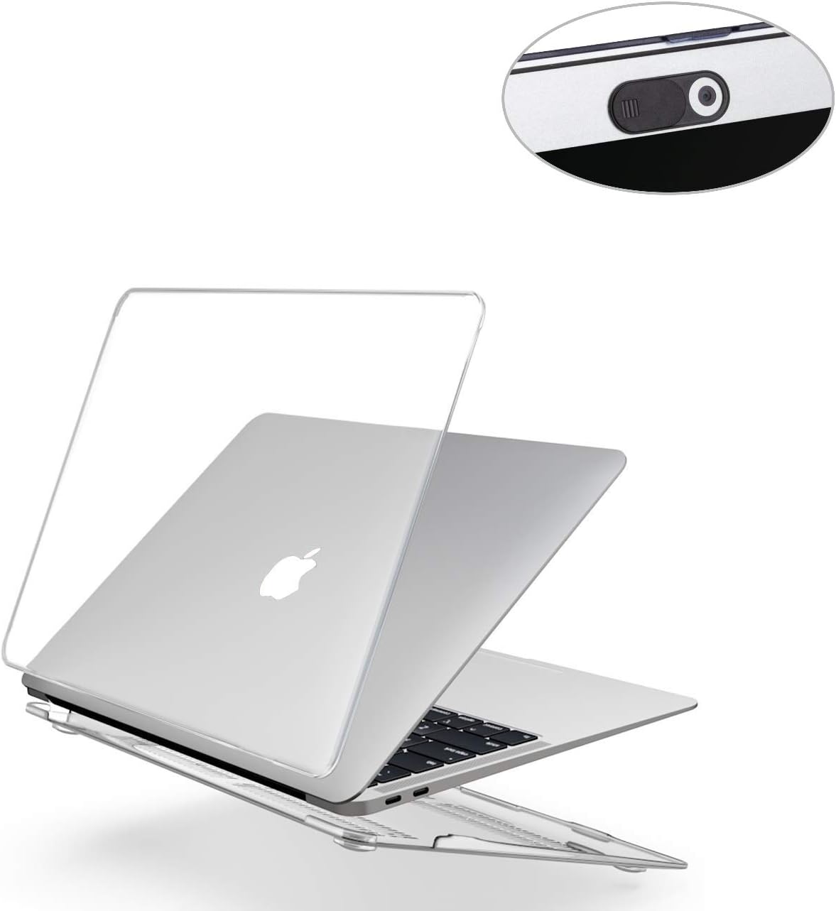 EooCoo Coque MacBook Air 13 Pouces A2179 A1932, Plastique Case Rigide Étui pour Nouveau 2020