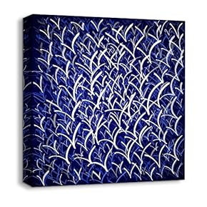Canvas Wall Art Abstract Birds Painting Artwork for Home Prints Framed - 12x12 inches