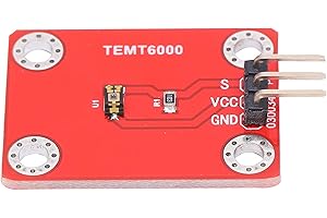Acouto TEMT6000 Ambient Light Sensor Module for Analog Detection, High Sensitivity -5000Lux Light Measure