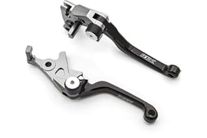 Krace CNC Motorcross Dirt Bike Pivot Brake Clutch Levers Set Fit For Kawasaki KLX 125 1984-2004,KLX 250 1994-1996,KLX 300 1996-2004,KLX 400 2003-2004,KLX 650 1996