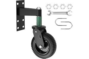 OKSTENCK Gate Wheel,8 Inch Fence Gate Wheels for Wooden Fence Gates, Metal Pipe Gates, 600lb Load Capacity, 360 Degree Swivel