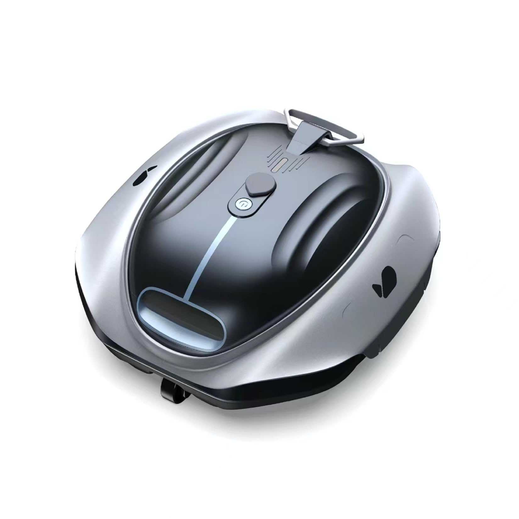 Photo 1 of BUBLUE Bubot 300P Robotic Pool Cleaner, Cordless Pool Vacuum with Industry Leading Suction Power, Bluehole Tech, DirtLock Tech, Smart Sensor for Above-Ground Flat Pools up to 850 Sq.Ft, Silver