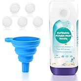 Power Mop&trade; Refillable Bottle for Swiffer&reg; PowerMop&trade; Multi-Surface Mop | 775ML /26 FL OZ Leak-Proof HDPE Refillable Bottle Solution Powermop&trade; Reusable Solution Container Replacement, Empty Bottle