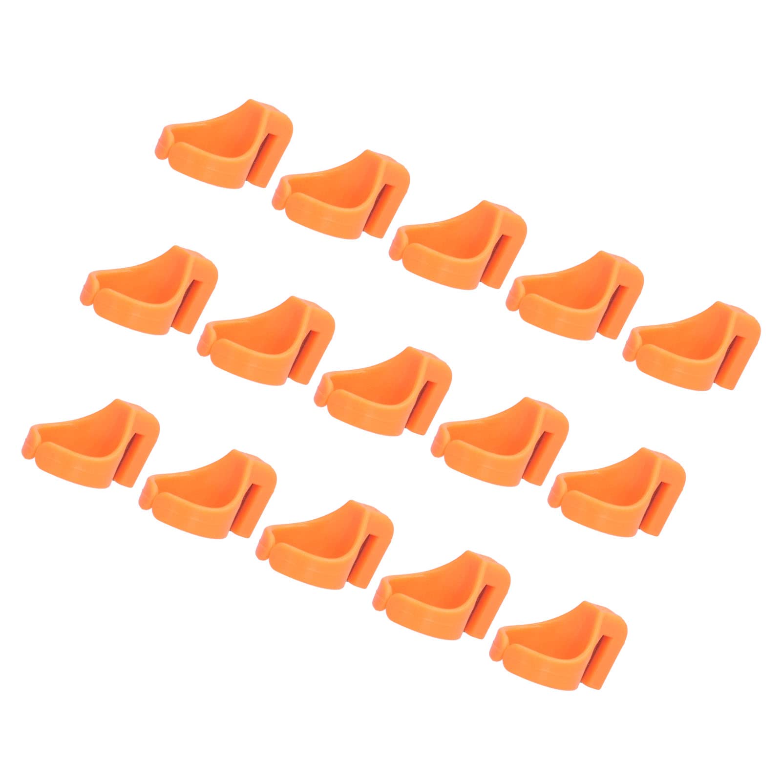 Plastic Thimble Ring with Thread Cutter, 15Pcs Adjustable Sewing Finger Protector for Quilting, Knitting, Yarn and Fishing Line Cutting