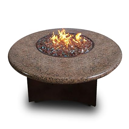 Oriflamme Gas Fire Table Propane 75 000 Btu Heat Output Round