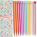 Knitting Needles Plastic Straight Single Pointed Knitting Needles 4.0mm 5.0mm 6.0mm 7.0mm 8.0mm 9.0mm 10.0mm for Beginers mit durabe knitting bag