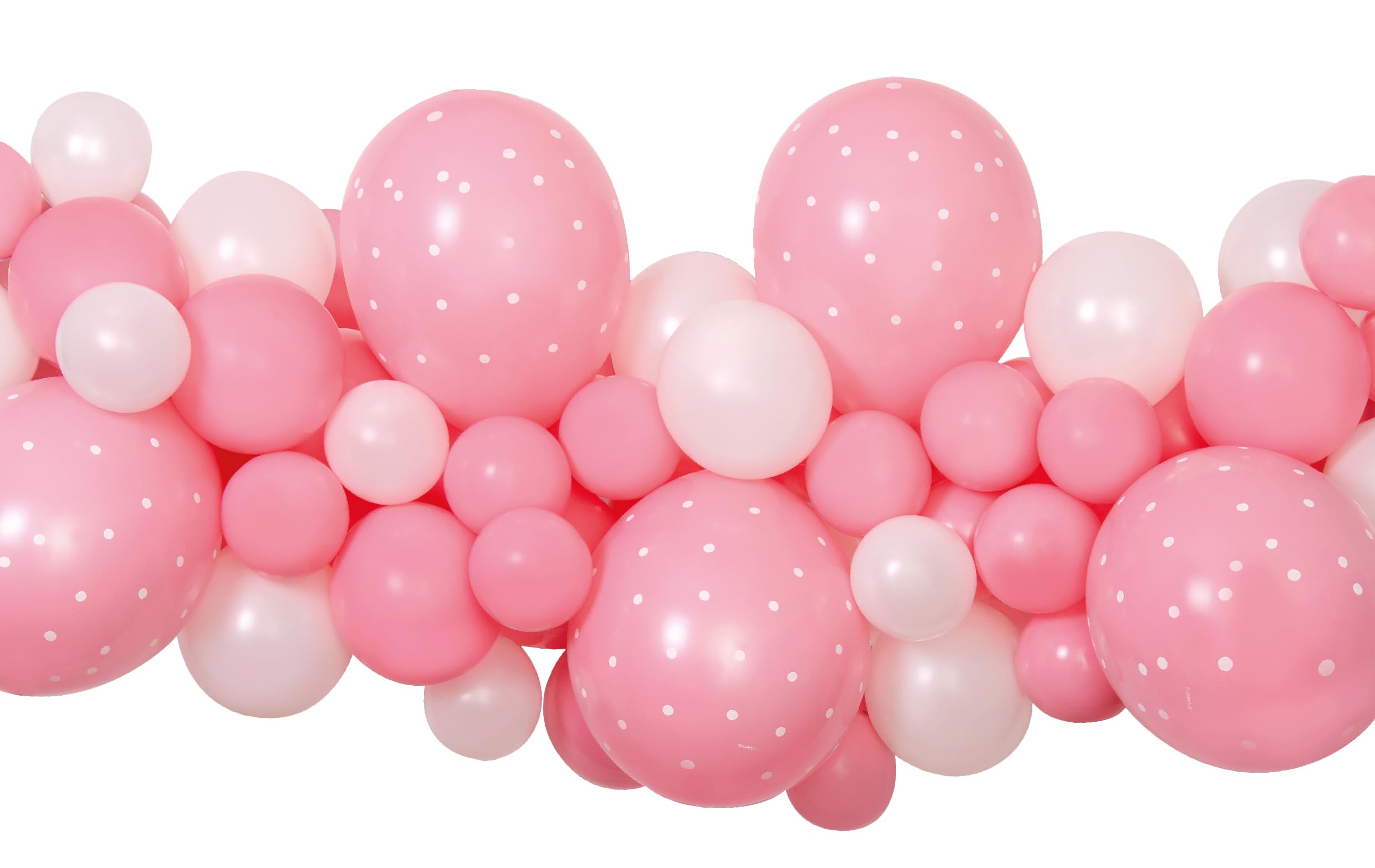 Ciao - Kit Garland Balloons DIY Baby Pink (65 Latex Balloons, 300 cm), Pink