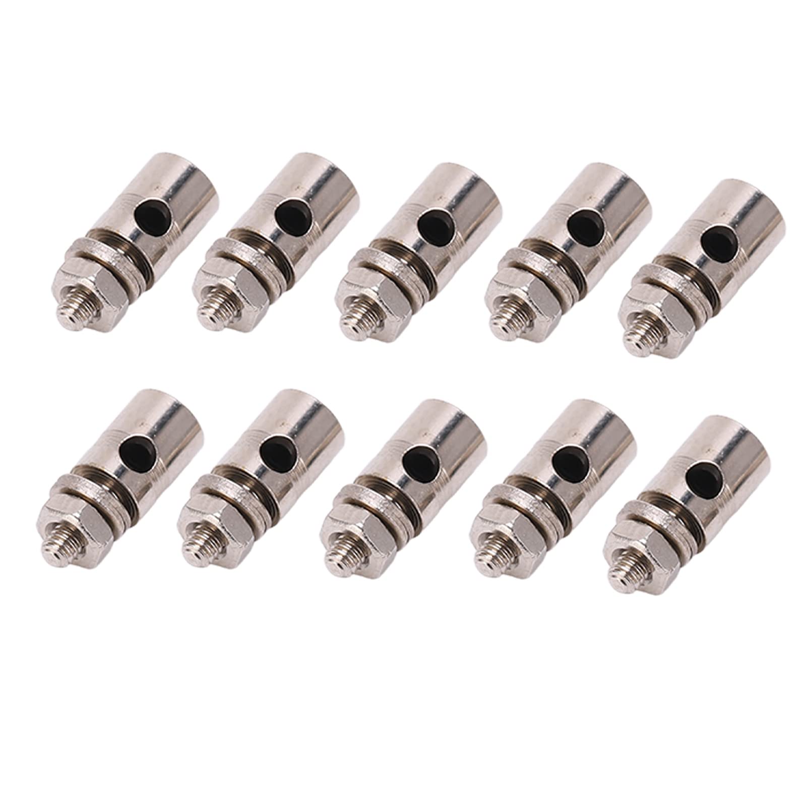 VGEBY RC Plane Push Rod Connectors, 10pcs RC 1.8mm Pushrod Connector Linkage Stoppers for RC Model Airplane Plane DIY Parts Model Aircraft Accessories Model Toy