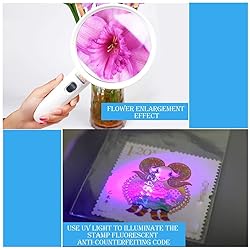 Led Magnifiers Handheld 10x Old Man Reading