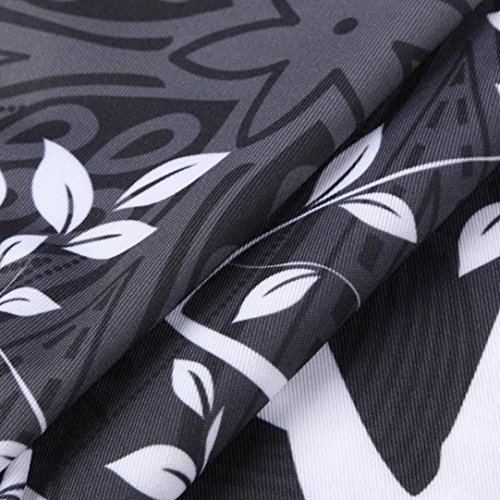kaifongfu Women Yoga Pants,Women Printed Sports Pants Yoga Workout Gym Fitness Exercise Athletic Pants (L, Gray) - Thumbnail 7
