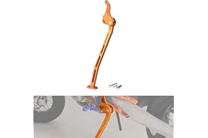 NICECNC Orange Aluminum Side Stand Kickstand Compatible with KTM 250 350 450 SXF 2011-2015,125 150 SX 2012-2015,250 SX 2012-16,450 SXF Factory Replica 2012,450 SXF Factory Edition 2013-14
