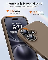 OuXul Designed for iPhone 16 Case,Shockproof Liquid