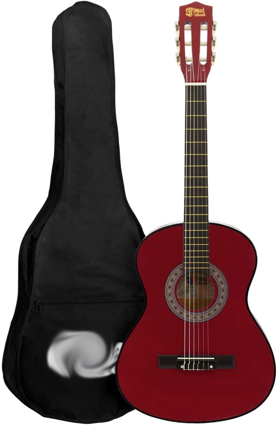EEGUAI Classical & Nylon-String Guitars Acoustic Guitar Beginner Kits Colourful Guitar with Carry Bag, Strap, Pick and Spare Strings
