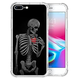 CARLOCA Compatible with iPhone 8 Plus Case,Clear