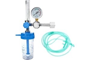 TERIZGER YH.YX11A Buoy Type Oxygen Inhalator Absorber Flow Meter Pressure Gauge Reducing Valve Regulator G5/8 BSPP