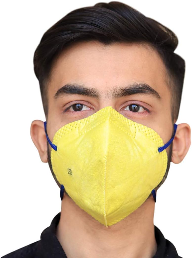 ShopyBucket Standard 3 PCS comfort Disposable Pollution Elastic Mask Disposable 3 Ply Face Mask with Earloop Great for Air Pollution Virus Protection & Personal Health Face Mask