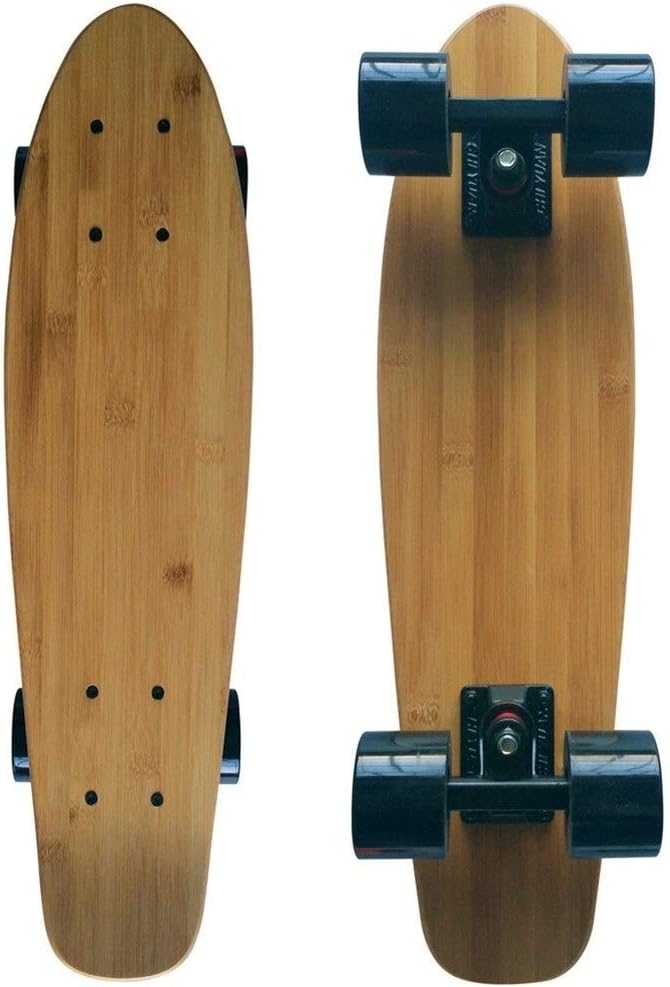 22" x 6" Penny Board Mini Maple Bamboo Skateboards Retro Standard Skate Board Longboard