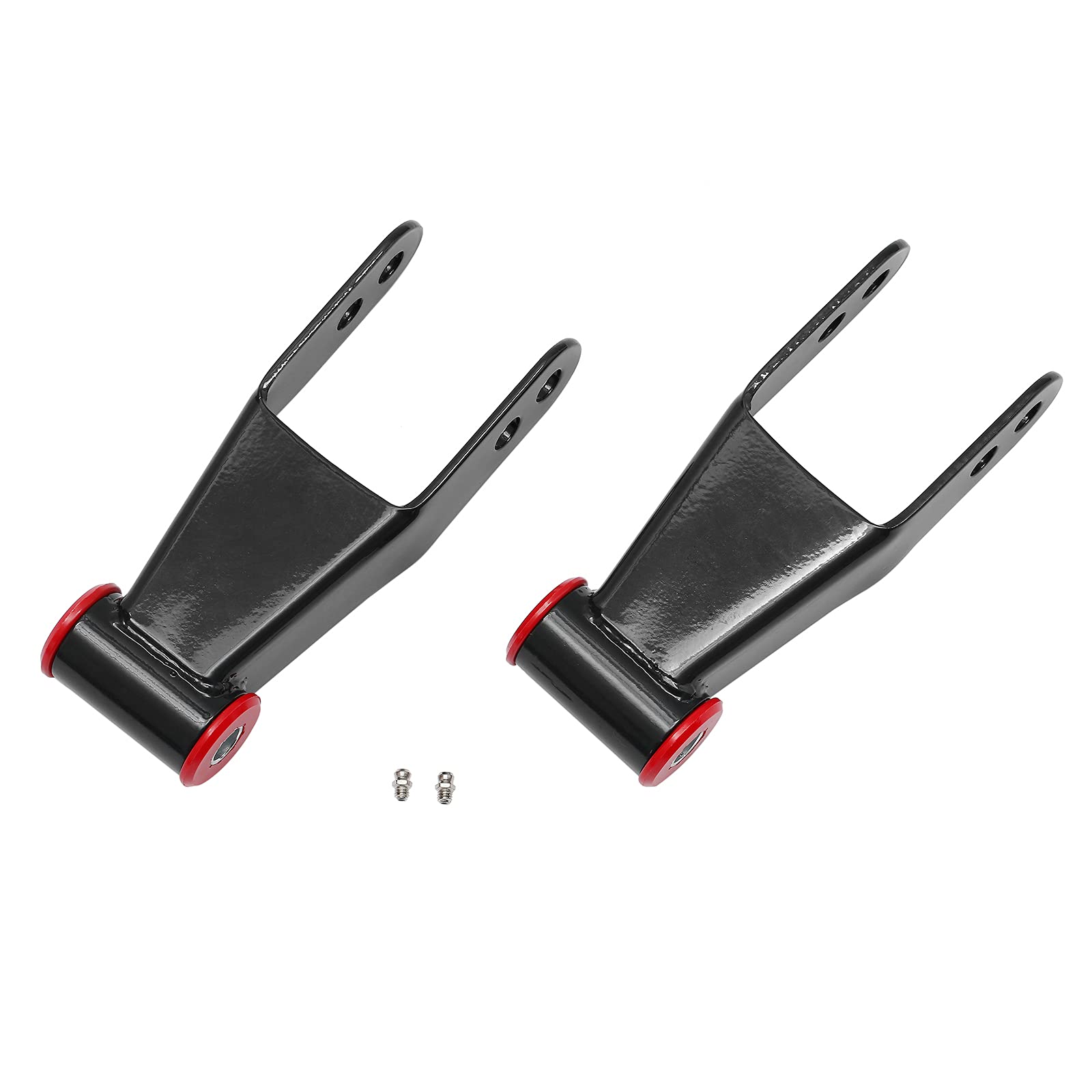 Photo 1 of 2 Inch Rear Lowering Kit Leaf Spring Drop Shackle Compatible with 1988-1998 Chevy & GMC C1500/C2500 1988-2019 Silverado Sierra 1500 & Ford Vehicles Replace# 410520