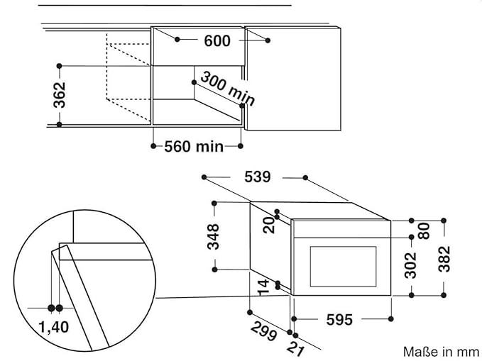 Whirlpool AMW 439/IX Integrado 22L 750W Negro, Acero inoxidable ...