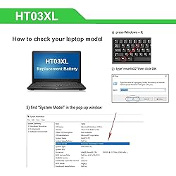 HT03XL Battery for HP Pavilion 15-CS 15-DA 15-DB