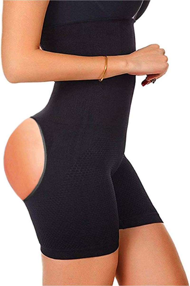 Womens Shapewear Tummy Control Seamless Hi-Waist Butt Lifter Power Shorts
