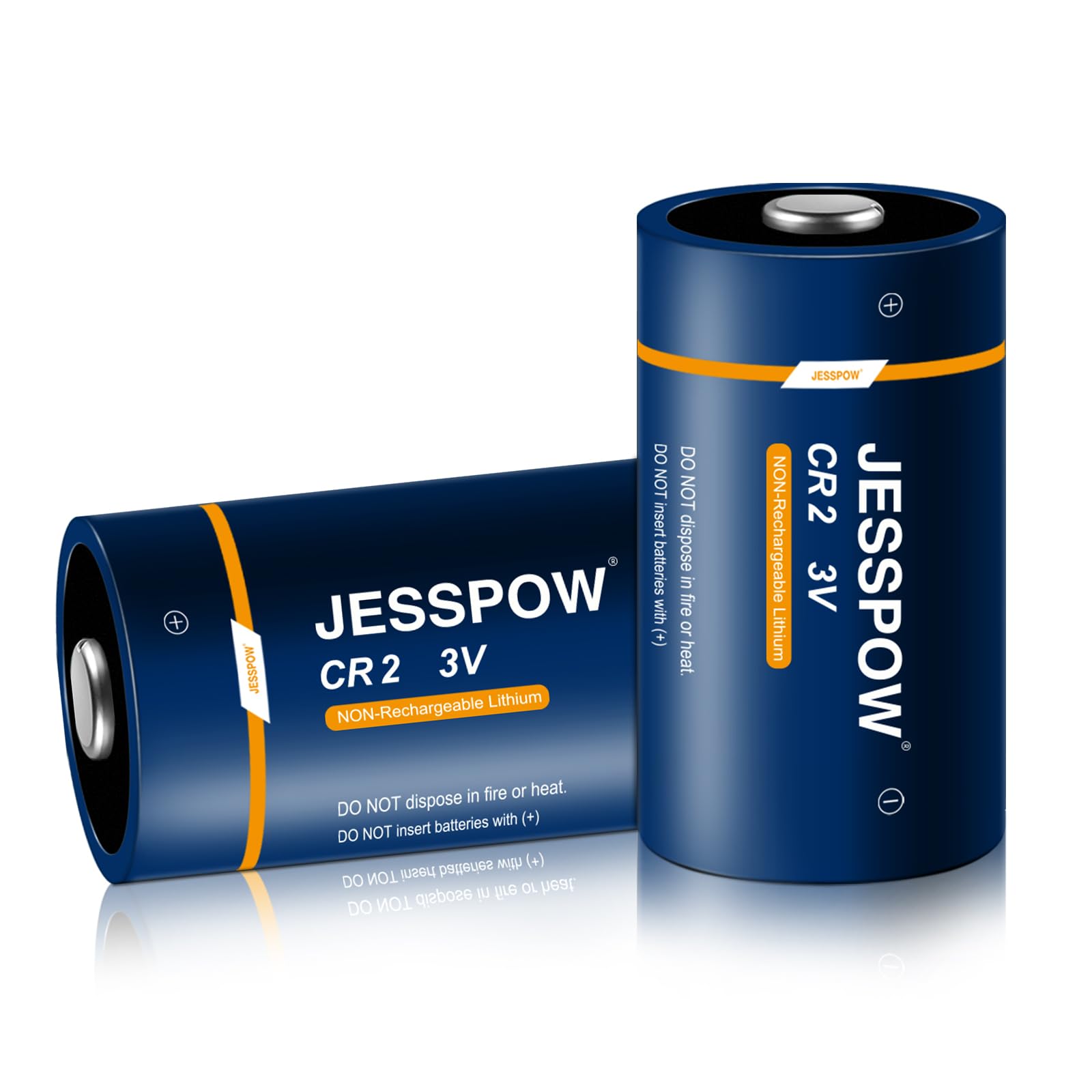 CR2 Batterie 4 Stück, Batterien CR2 Lithium 3V für Golf-Entfernungsmesser, Sensoren, elektronische Schlösser, Blitzlicht, Taschenlampe (Nicht wiederaufladbar) 8