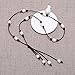 Long Freshwater Cultured Pearls Leather Necklace Costume Beaded Jewelry on Genuine Leather Cord 25.6