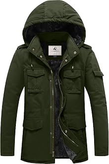 Winter Military Jacket Hooded 