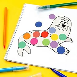 1600 PCS 3/4” Colored Dot Stickers, Round Sticker