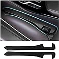2PCS Car Seat Gap Filler - Elastic Car Seat Gap Filler Organizer Universal for Car Truck Suv Between Seat and Console - Preve