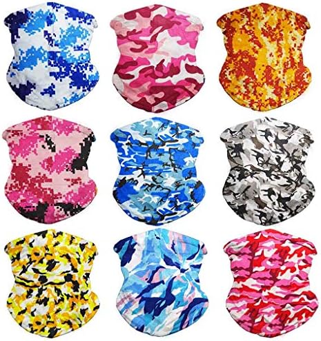 Eytan Outdoor Sports Multifunctional Headwear - Wear as Headband Face Mask Neck Gaiter Scarf Wrap Sweatband for Hunting Fishing Hiking - Seamless Tube Bandana
