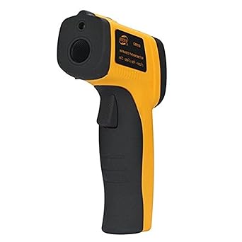 Divinezon Non-contact IR Infrared Digital Thermometer Temperature Gun, Sensor LED Backlight Laser Pointer Measurement GM300(-50~550oC)(-58~1022