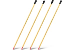 Saysurey 4 Pcs General Purpose Lab Thermometer 12 Inch Laboratory Liquid in Glass Thermometer Total Immersion -20 to 110℃/ 0 to 230℉ Dual Scale for Science University Food and Beverage Processing