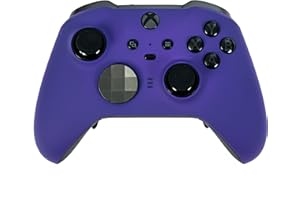 CRAZY CONTROLLERZ Xbox Elite Series 2 Custom Soft Touch Controller - Soft Touch Feel, Added Grip, Vibrant Purple Color - Compatible with Xbox One, Series X|S