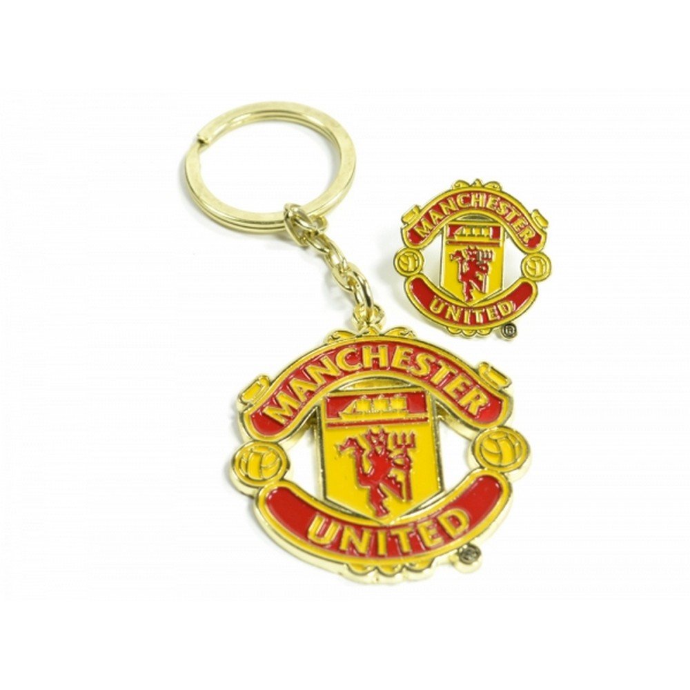 Manchester United F.C. Keyring Badge Set