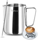 Dailyart 13.5oz Milk Frothing Jug 304 Stainless Steel Latte Art Pen Kit