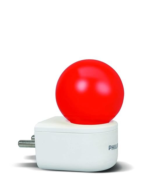 Philips Joy Vision Coral Rush 0.5-Watt LED Bulb (Red and Pack of 1)