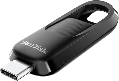 SanDisk Ultra Slider USB Type-C 512GB Flash Drive USB 3.2 Gen 1 Black