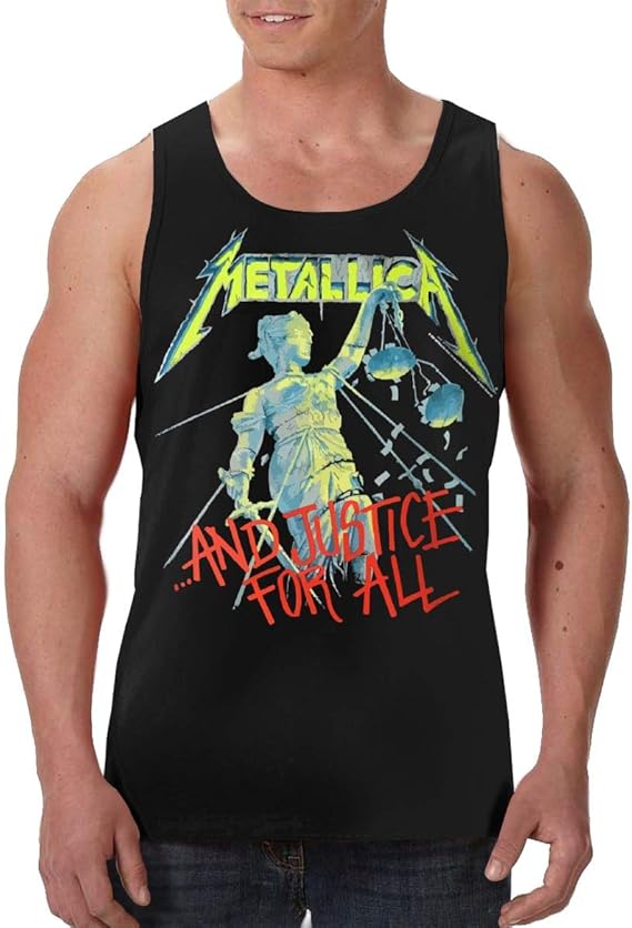 Amazon Co Jp Metallica メタリカ タンクトップ ノースリーブ メンズ アンダーウェア インナーシャツ 袖なし クトップ スポーツシャツ トレーニングベスト 筋トレ 用tシャツ スポーツウェア ファッション
