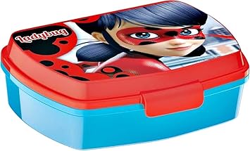 Fiambrera Sandwichera 17x5,5x14cm Ladybug: Amazon.es: Juguetes y juegos