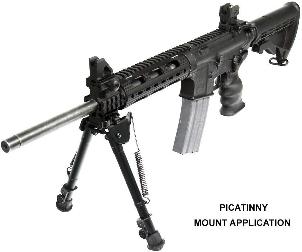 UTG Tactical OP Bipod, QD Lever Mount, Height 8.0-12.4" : Sports & Outdoors