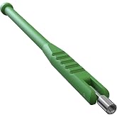 BASIKER Tire Valve Stem Puller Tool No Scratch with Valve Core Tool, Green | Perfect Replacement for Universial car Valve Stem Extenders Straight Metal Dual Wheel Valve Stem Extension Adapter