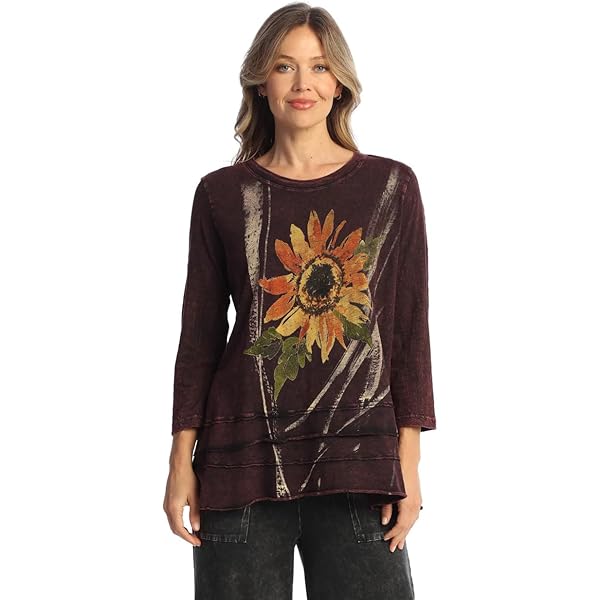 Amazon.com: Jess & Jane Women's Mineral Washed Double Gauze Boxy