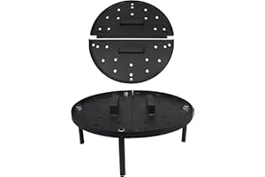 FEBTECH - 18" Heat Resistant Mild Steel Thick Baffle Plate with Detachable Legs and Split Design for Commercials or Restaurant's Clay Oven Tandoor – BBQ Gas Tandoor - Tandoori Oven - Clay Tandoor Oven